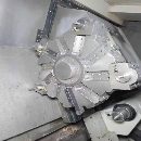 台中精机Vturn20/60 硬轨机刀塔车床，  8寸液压卡盘带.