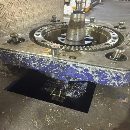 浙江工厂刚刚买下中捷动柱12米龙门加工中心  工作台3X.